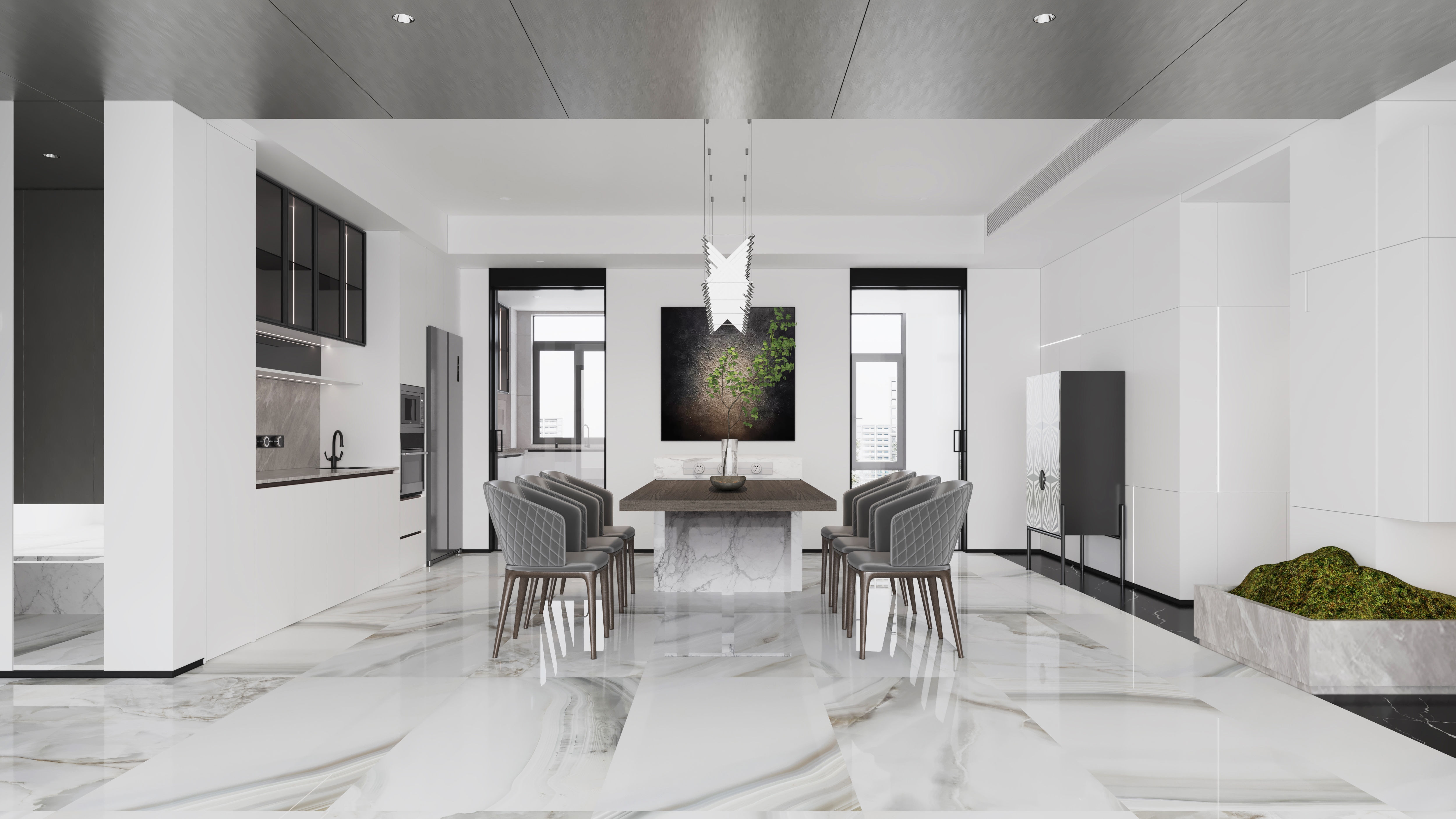 几何共社 · 芜湖汀海壹品平层大宅设计丨中国芜湖-16