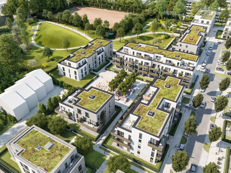 Urbainity Architecture丨Vielfältiges Wohnen in einem grünen Quartier丨德国-1