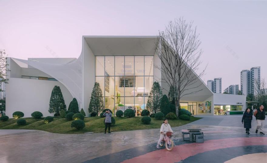 麓湖一片森林儿童博物馆丨中国成都丨建筑方案,扩初为大料建筑,室内为MOD墨设设计等-38