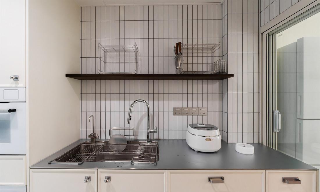 奶油复古风二居室-33