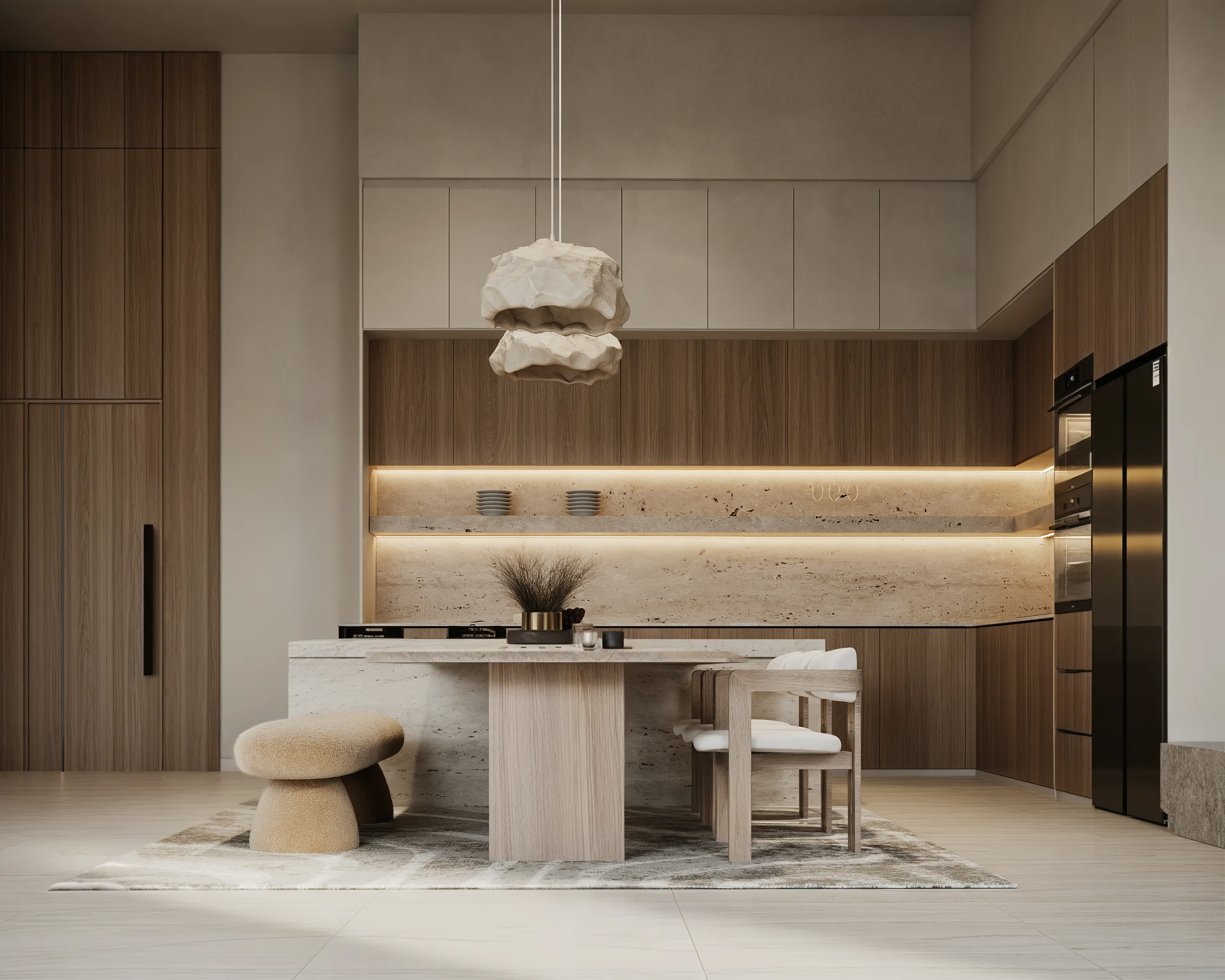 有机现代风格接待区丨卡塔尔-12