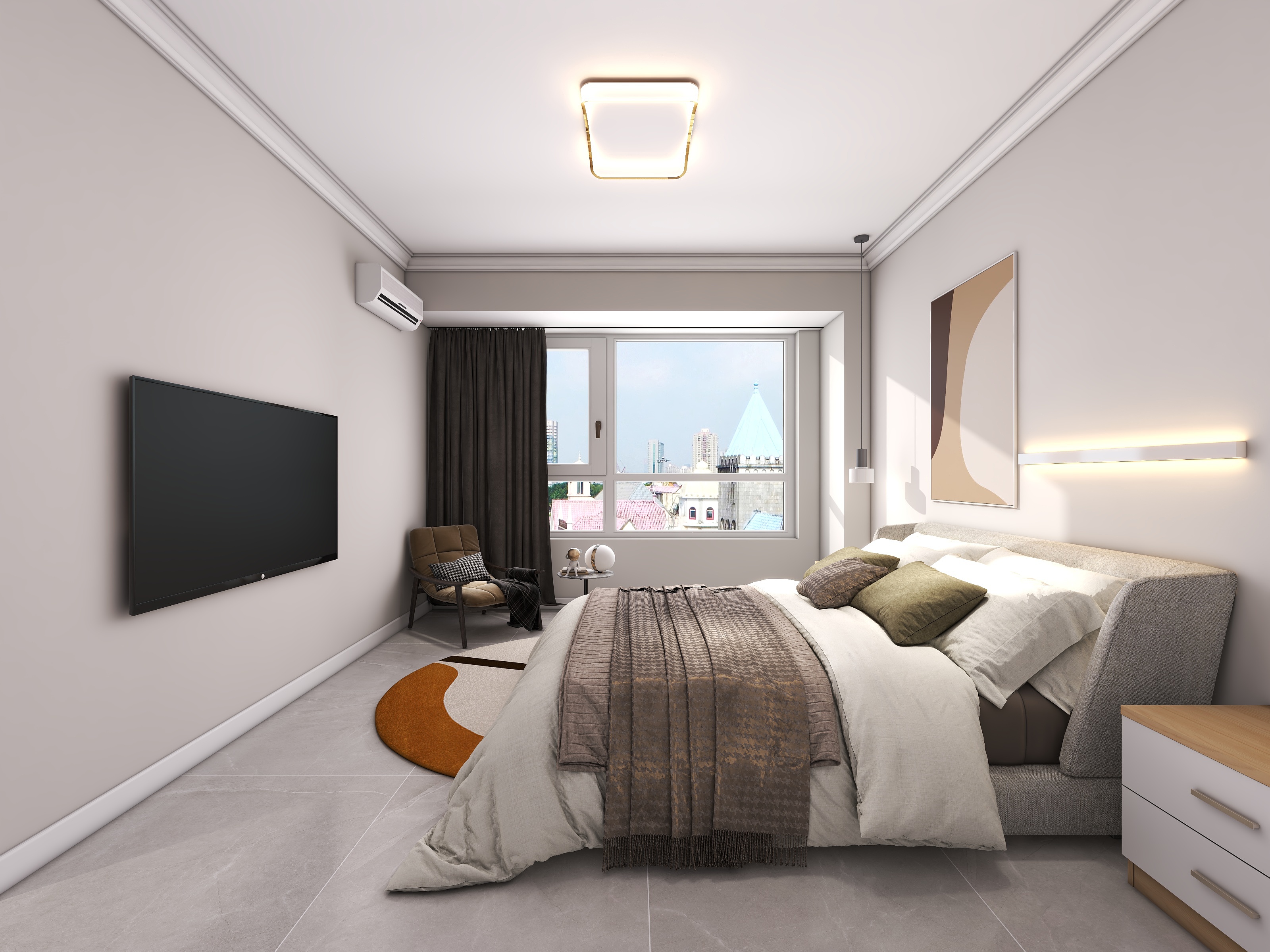 四川成都听湖九园（142平现代简约四居室）-54