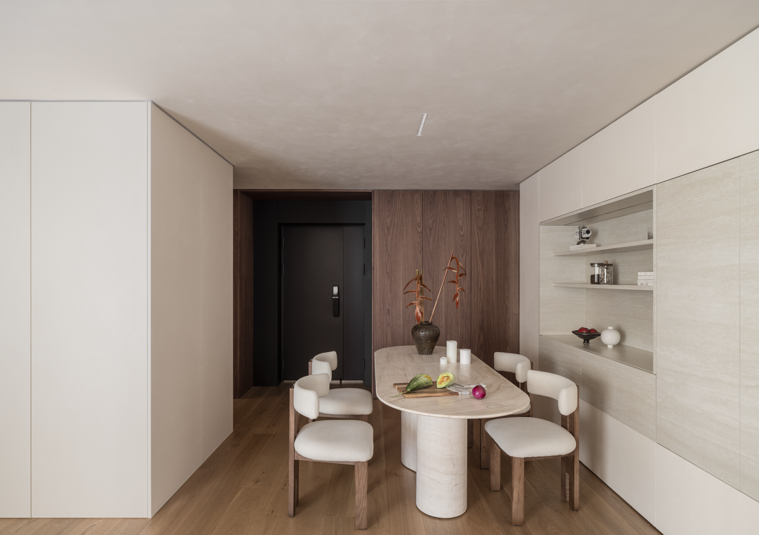 LDK联动造洄游动线,温暖的木质极简家-9