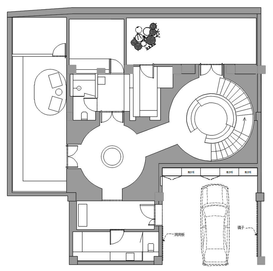 混凝土的诗意丨中国上海丨空间设计是合设计,软装设计珊瑚居艺术空间Corallo Casa-80