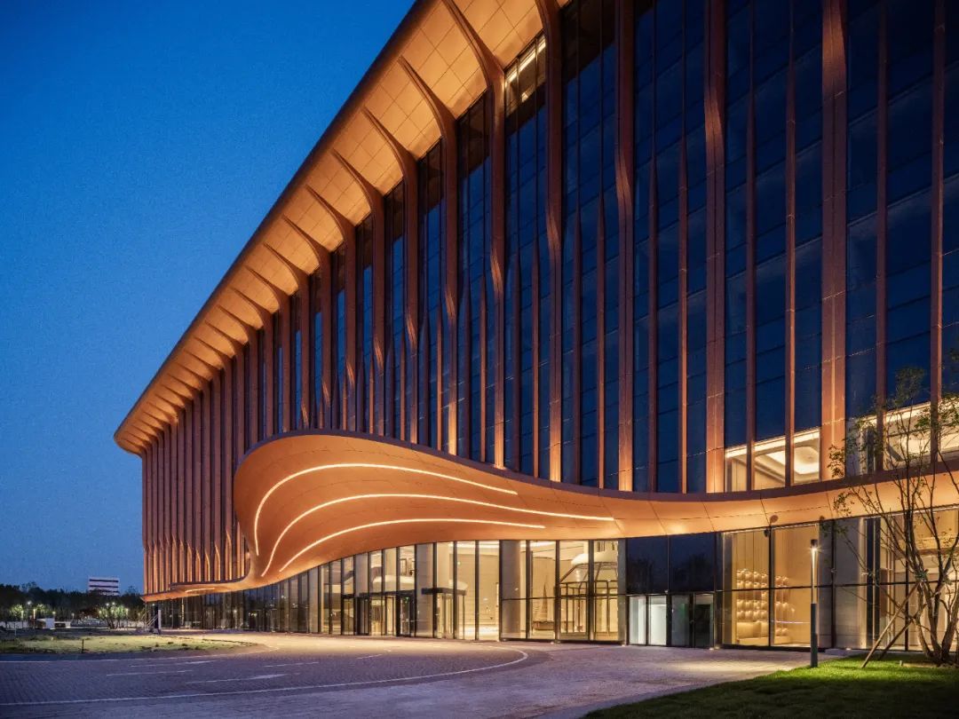 信息的纽带大地的图景|北京新国展二期建筑照明设计-55