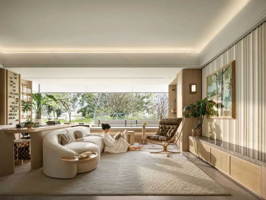 广州地铁·珑曜上城87㎡样板间丨奥迅设计-12