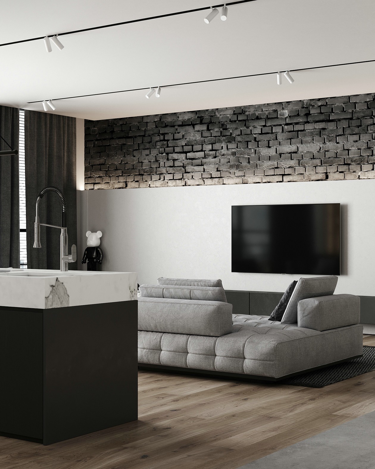 高级黑+高级灰 舒适到极致的现代感-5