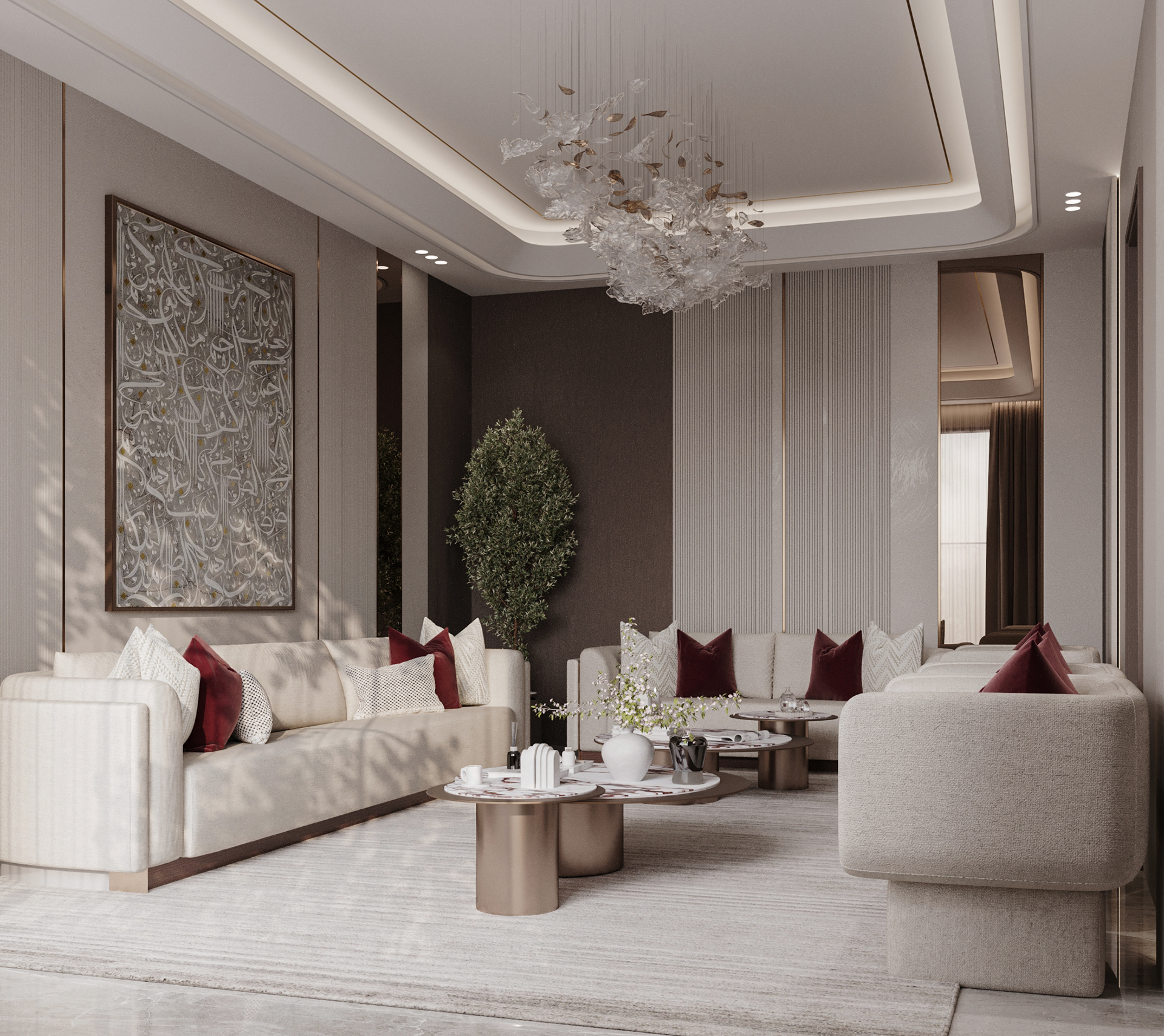 客厅丨沙特阿拉伯吉达丨SALMA AHMED-7