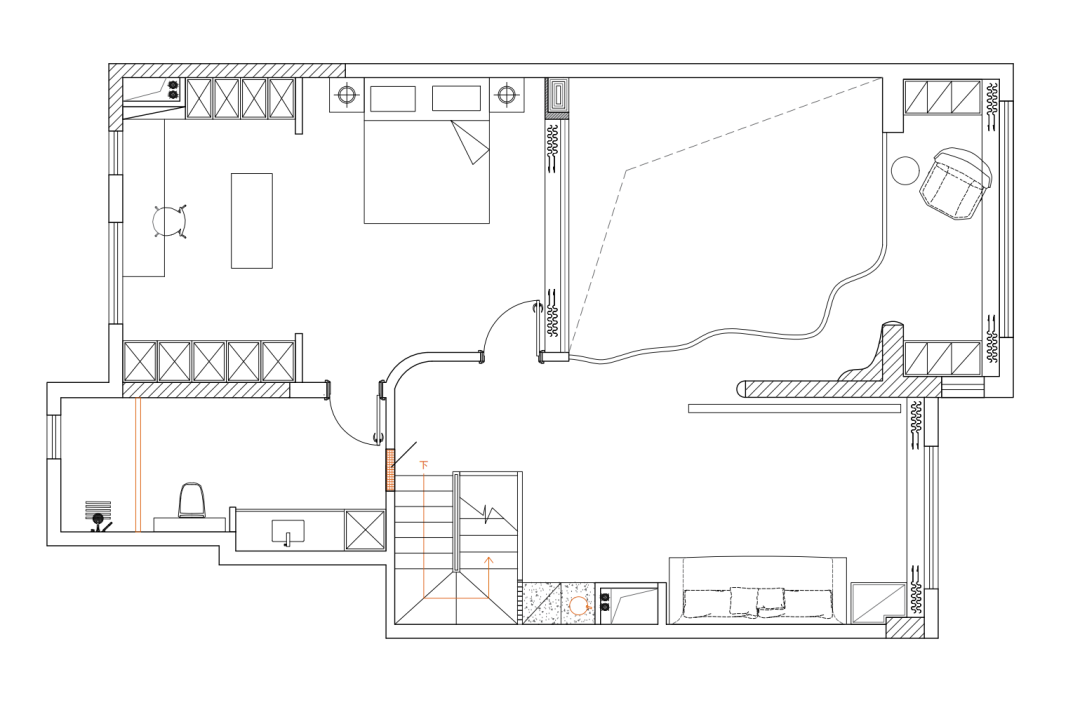 现代轻奢叠拼住宅丨杨文标-28