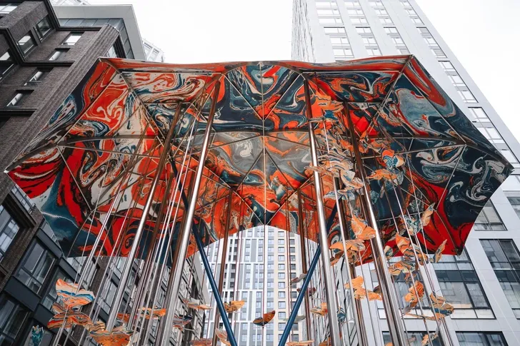 《天气在家中》公共艺术装置丨俄罗斯莫斯科丨俄罗斯艺术家玛丽娜·兹维亚金采娃-20