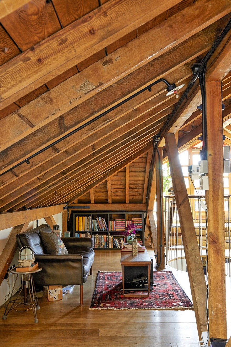 伦敦塔桥顶层皮革仓库公寓-28