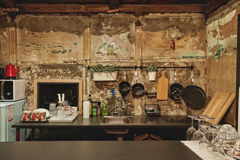 家庭式办公室，复古风情空间改造-7