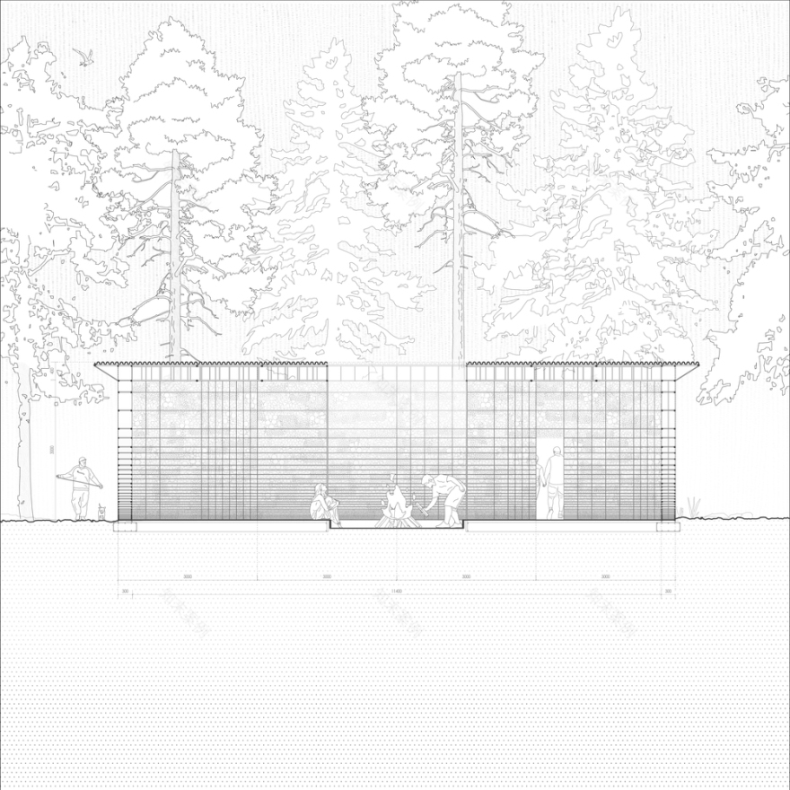 俄罗斯尼古拉列宁维茨艺术公园“火炉”庇护所丨gruppa2020-36