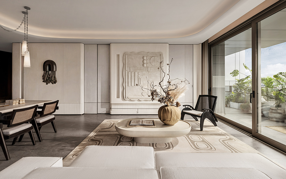 海口万华江东麓岛云溪岛二期上叠别墅样板间丨中国海口丨深圳市盘石室内设计有限公司-3