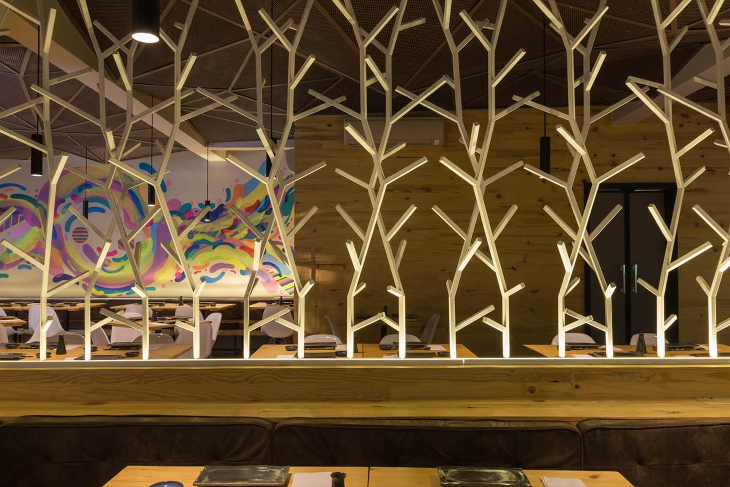 巴西 Ran Sushi 餐厅 | 折纸艺术与现代设计的完美融合-7