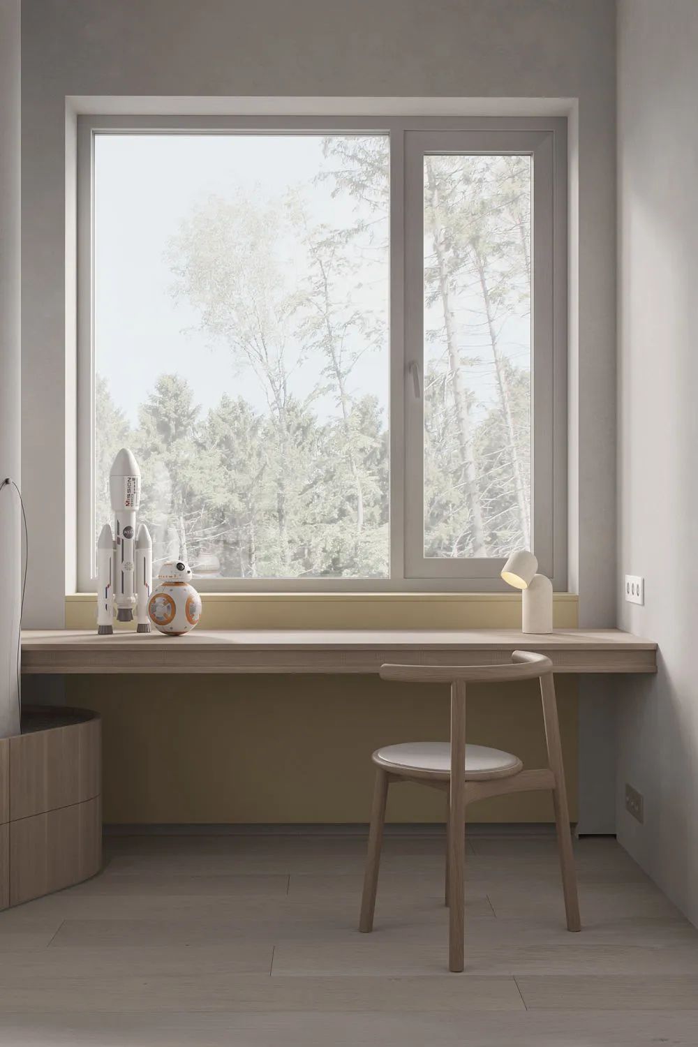 盐系简约,静美!灰白木色打造宁静家居空间丨星艺装饰广州总部-81