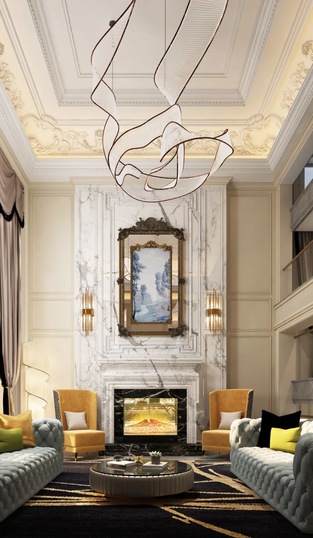 尚层装饰 | 法式浪漫嵌入生活,简约色调打造精致品味-1