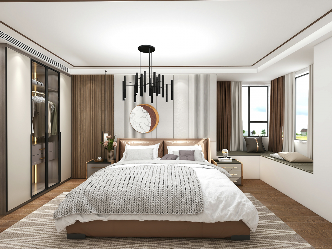 150㎡现代轻奢风住宅设计丨刘成倩-57