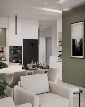 Serene Modernism | Open-Concept Apartment