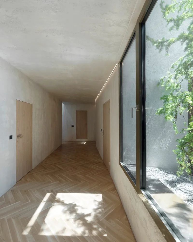 奥地利林茨 Taubenmarkt 住宅——Hertl Architekten 的极简主义杰作-13