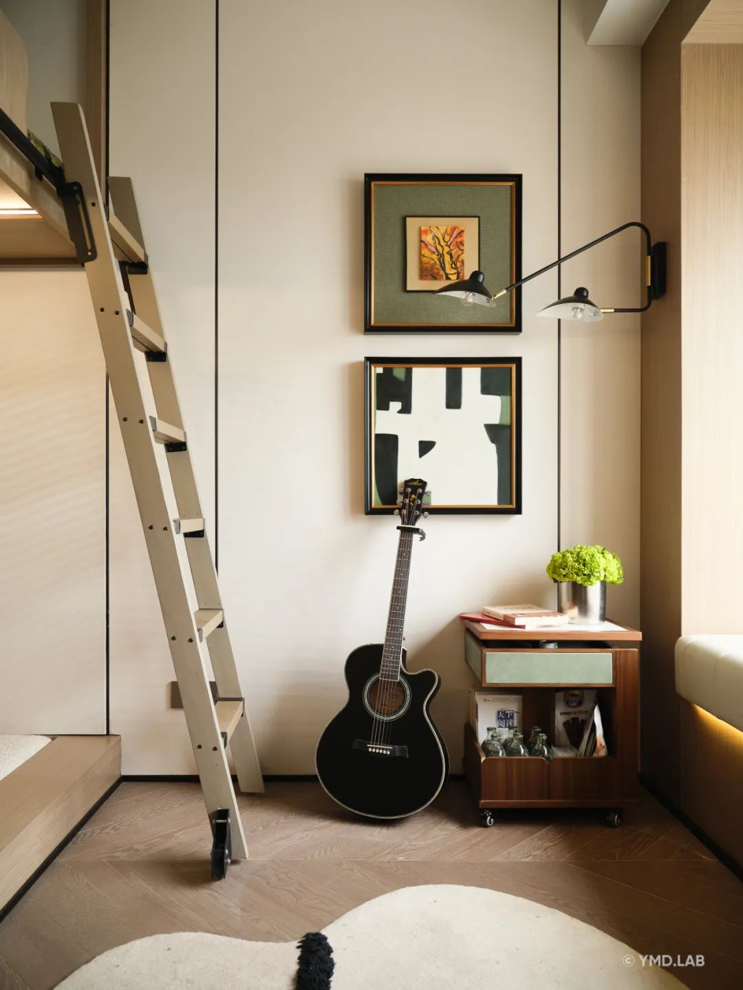 《学霸养成基地39㎡》孩子放学后从作业辅导到深夜食堂的不焦虑公寓丨上海岳蒙空间设计-26