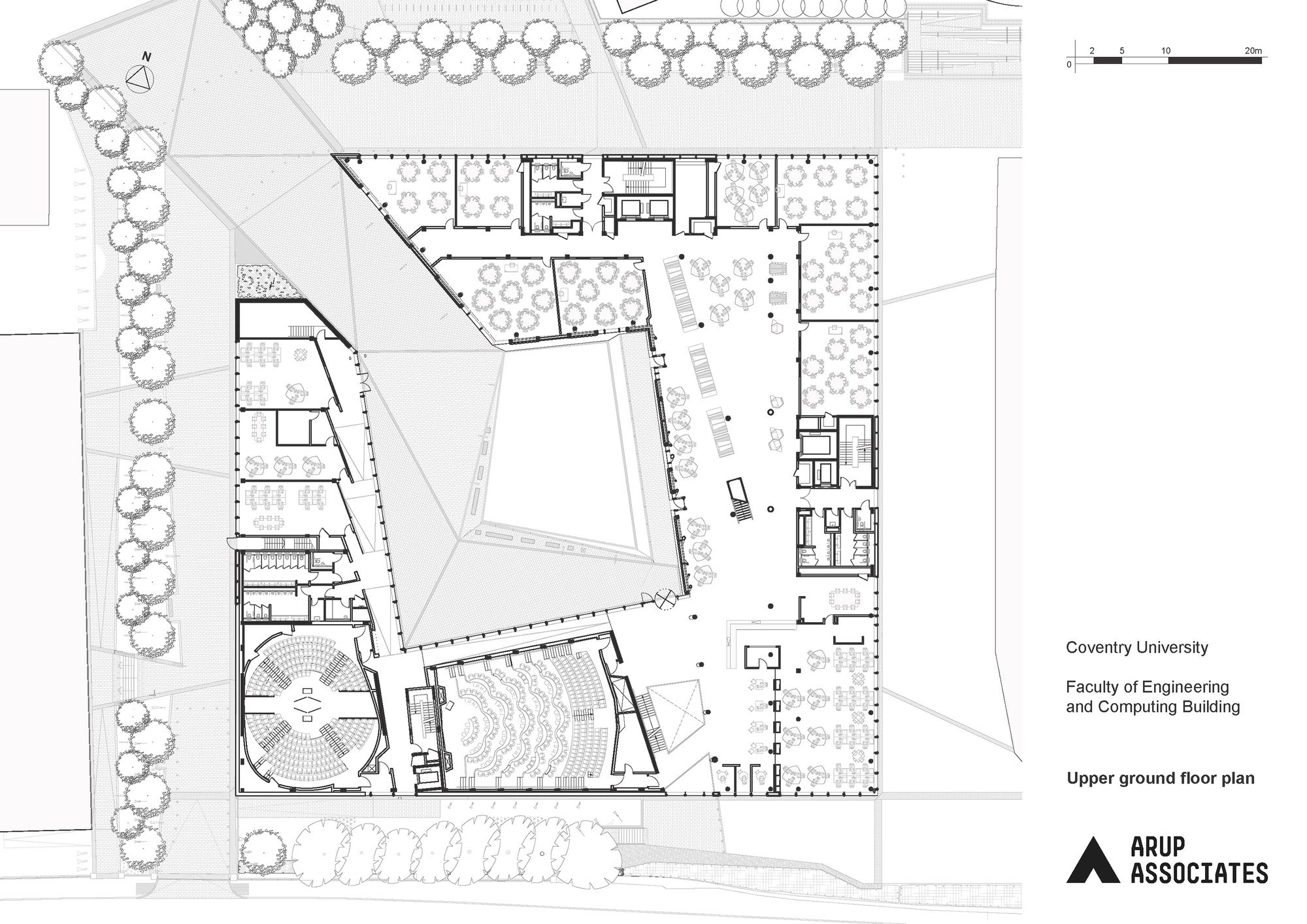 英国考文垂大学工程学院，灵活互动的空间设计-44