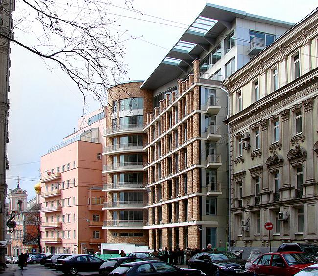 Bryusovom Pereulke带地下停车场的住宅公寓丨俄罗斯莫斯科丨Bavykin architects-0