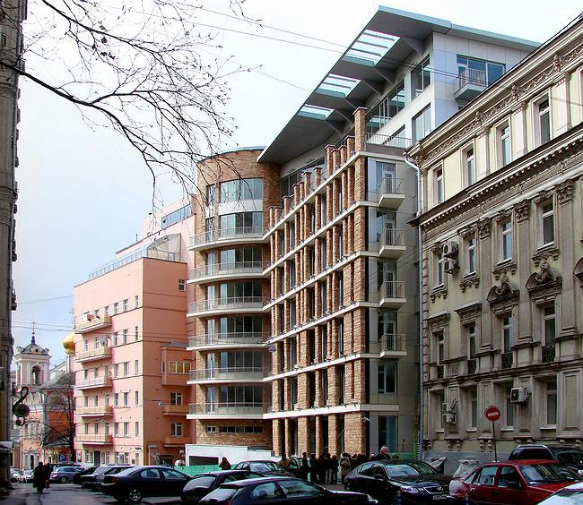 Bryusovom Pereulke带地下停车场的住宅公寓丨俄罗斯莫斯科丨Bavykin architects-0