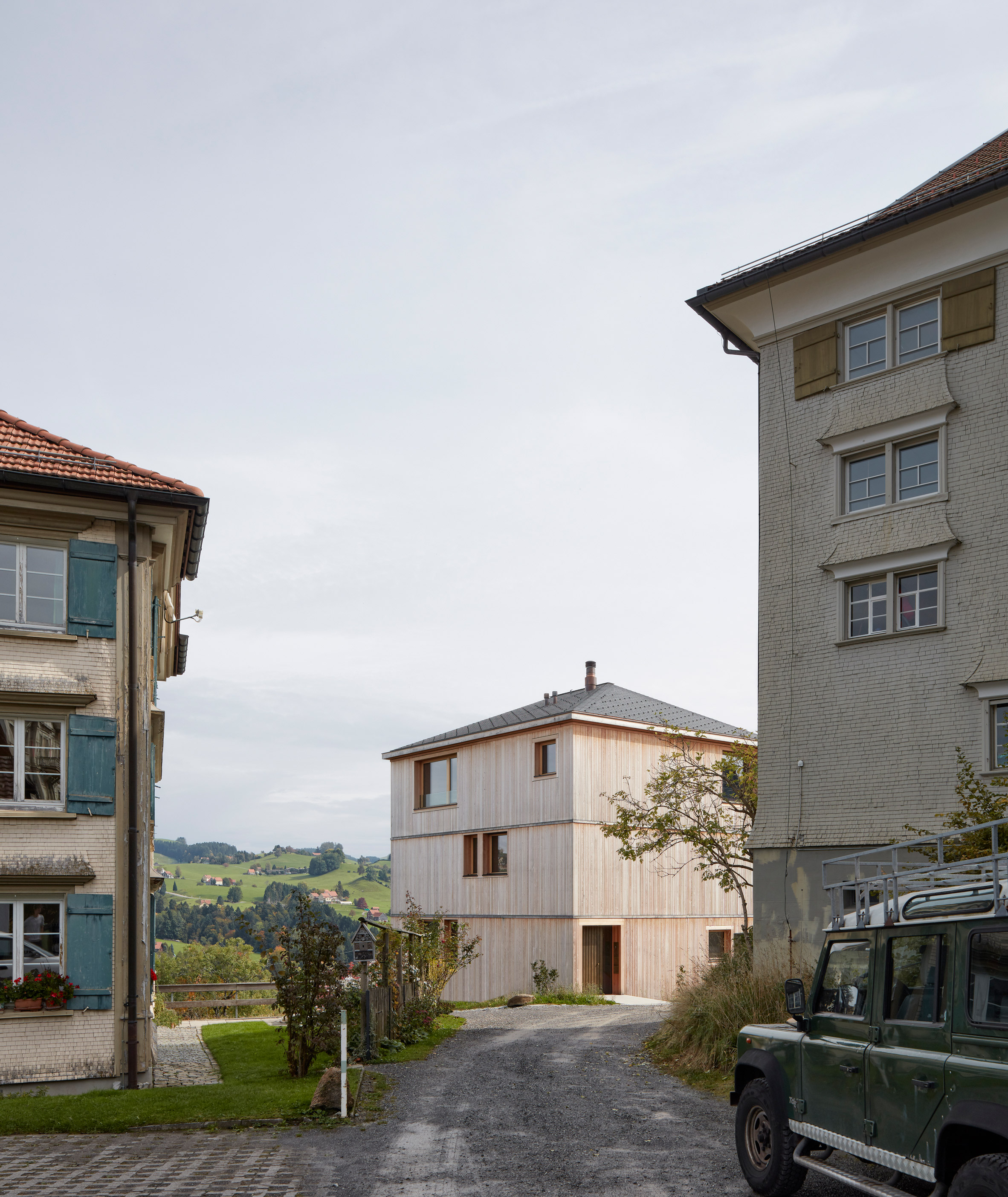 Bernardo Bader references traditional Alpine architecture in larch home for art collector-25