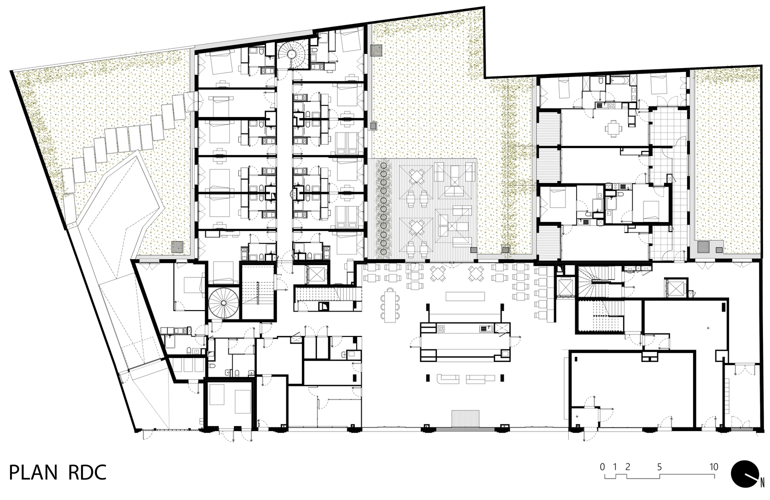 恩阿帕泰酒店及公寓丨法国图卢兹丨Taillandier Architectes Associés-20