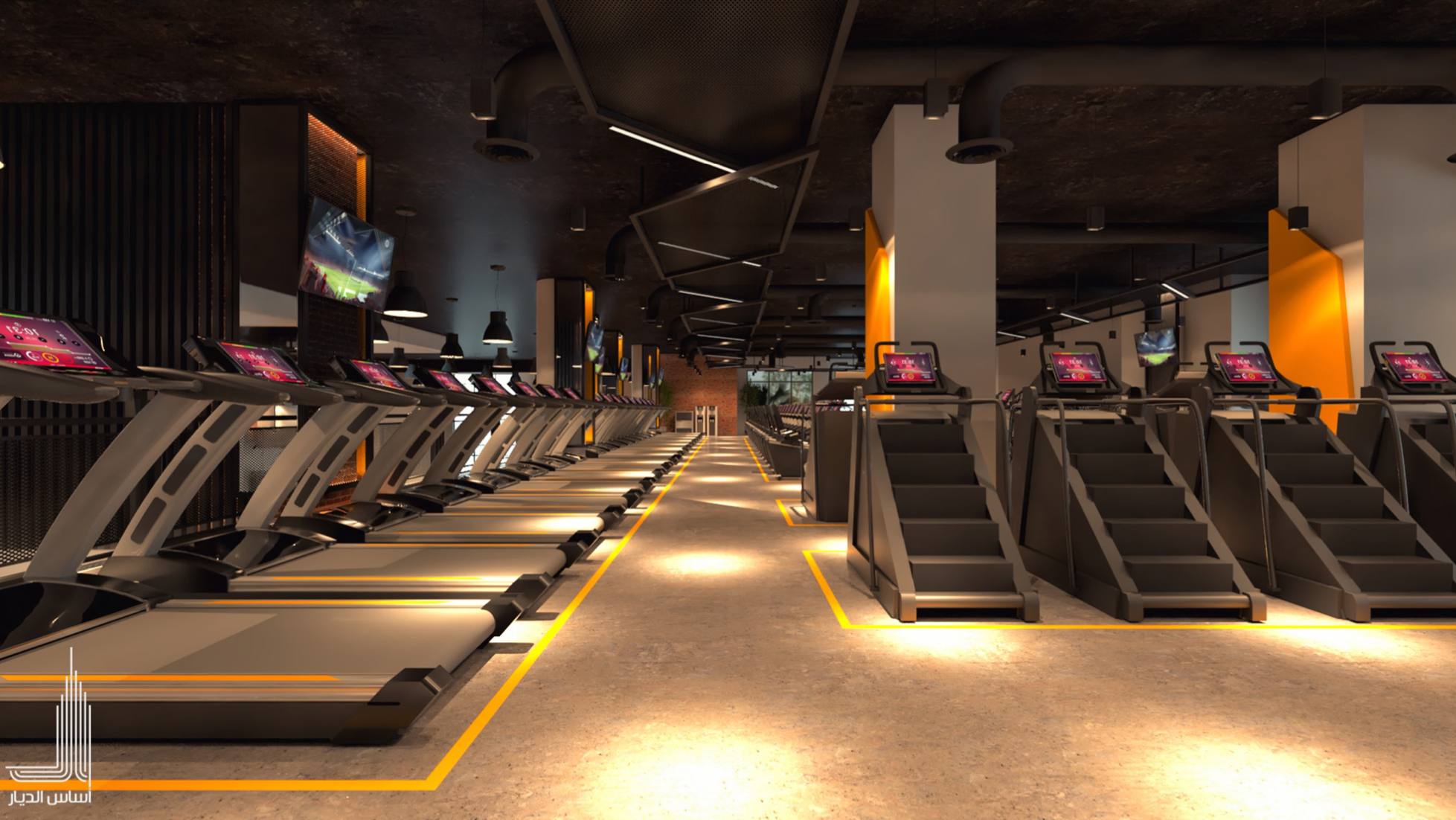 Gym Interior Design - KSA-3