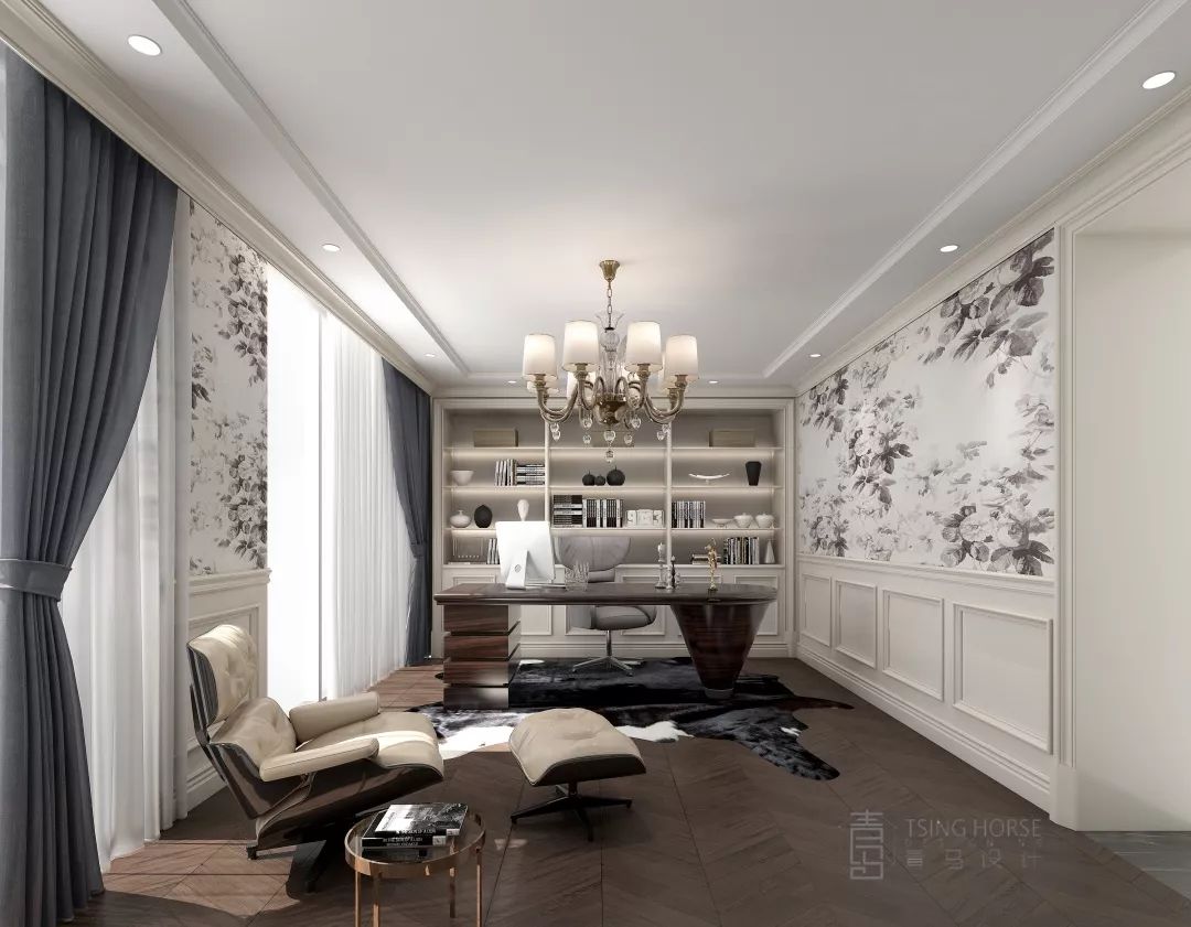 华侨城·108 坊新法式风格家装设计-47