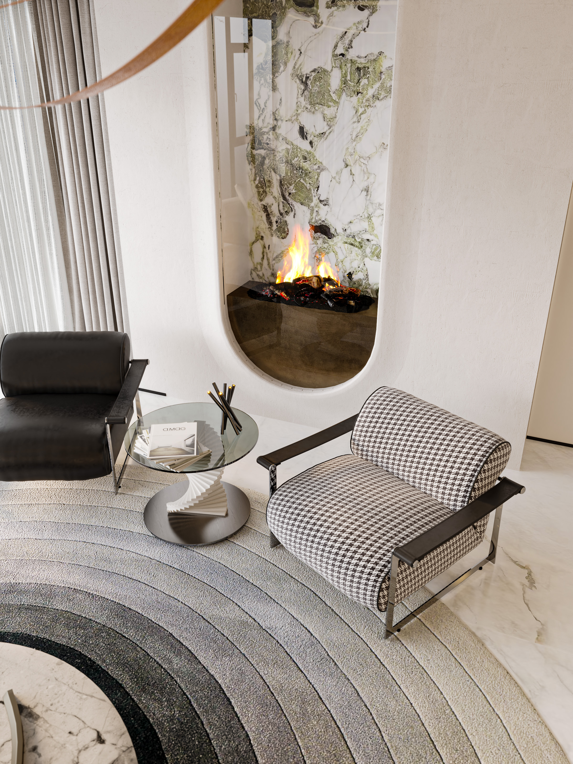 轻奢大平层效果表现-5