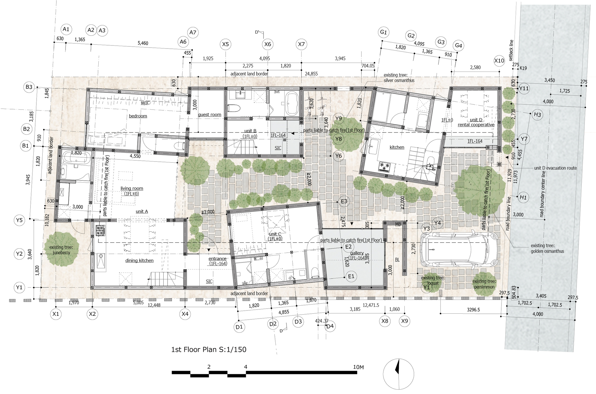 折叠屏风排屋丨日本东京丨DOG-14