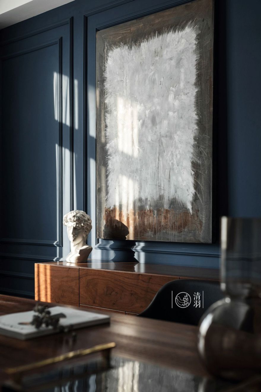 清羽设计打造精致复古布梵良品家居-41