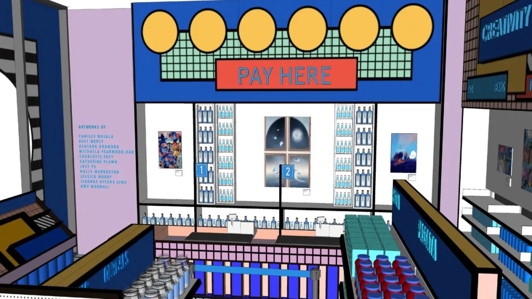 伦敦设计博物馆弹出式食品超市丨英国伦敦丨Camille Walala-32