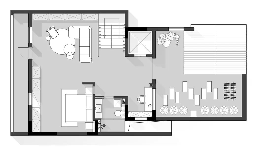 简约新中式的淡雅脱俗养老新宅丨青马别墅空间设计-52