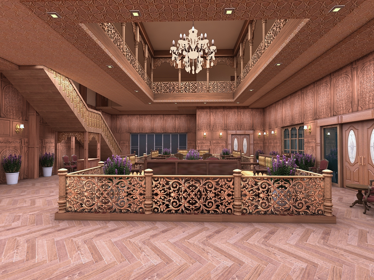 Convention center at Gulmarg, Kashmir. India-0