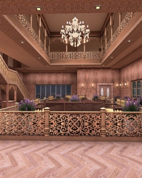 Convention center at Gulmarg, Kashmir. India