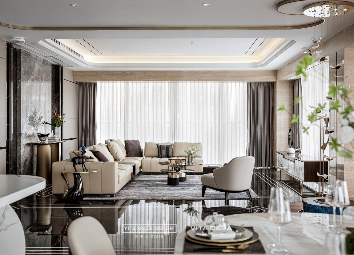 名门府邸 大观自在丨维塔空间设计-22