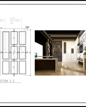WORKING DRAWING FOR BOOTH DESIGN