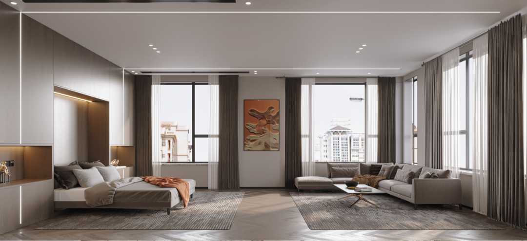 金地九玺简欧别墅丨西安锐格惟辰装饰工程有限公司-43