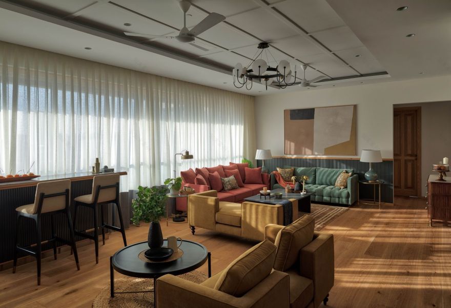 4BHK孟买住宅改豪华出租公寓丨印度丨Casa Novo Design-14