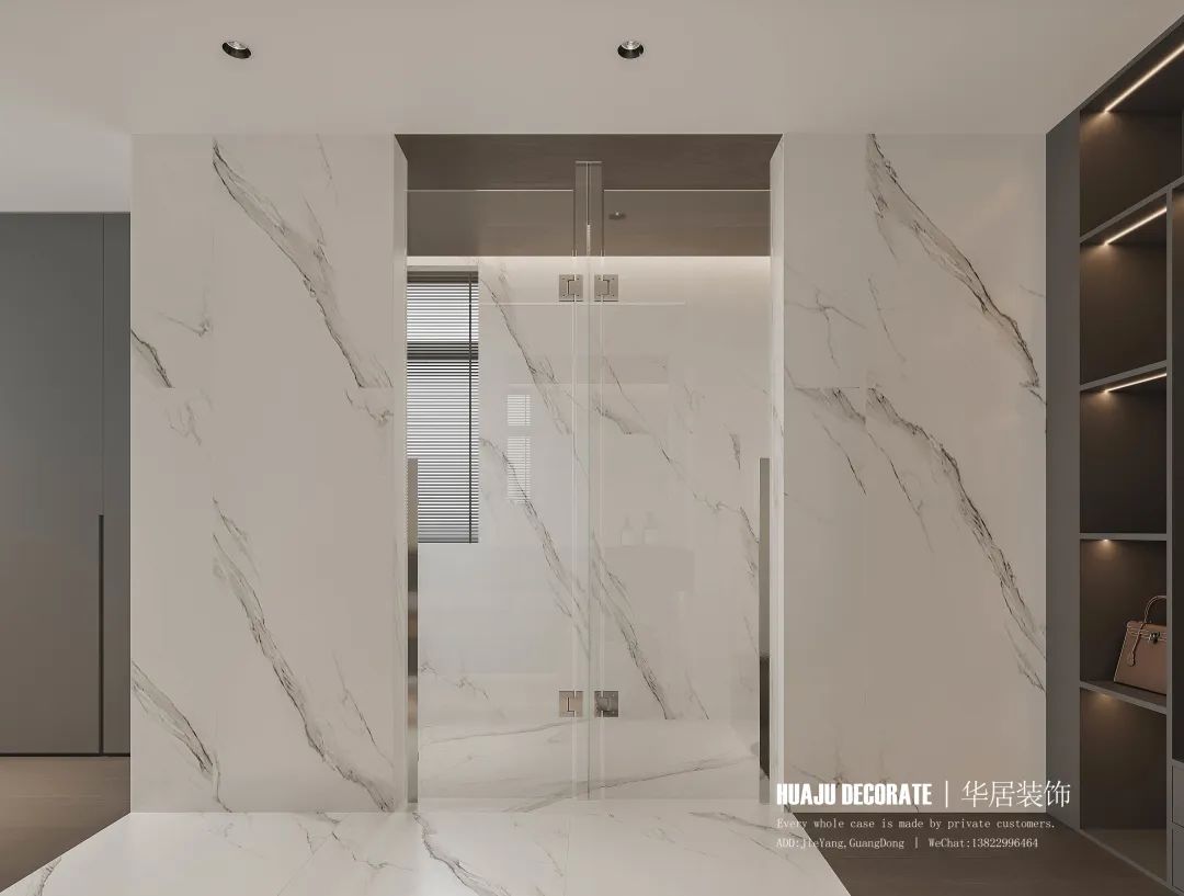 榕江四季城大平层现代简约设计丨华居装饰-47