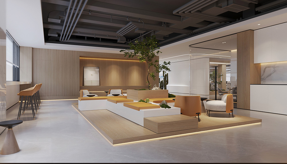 几何韵律,无界新生:云众动力办公空间丨中国福州丨DOBEST杜贝品牌设计（广州）-9