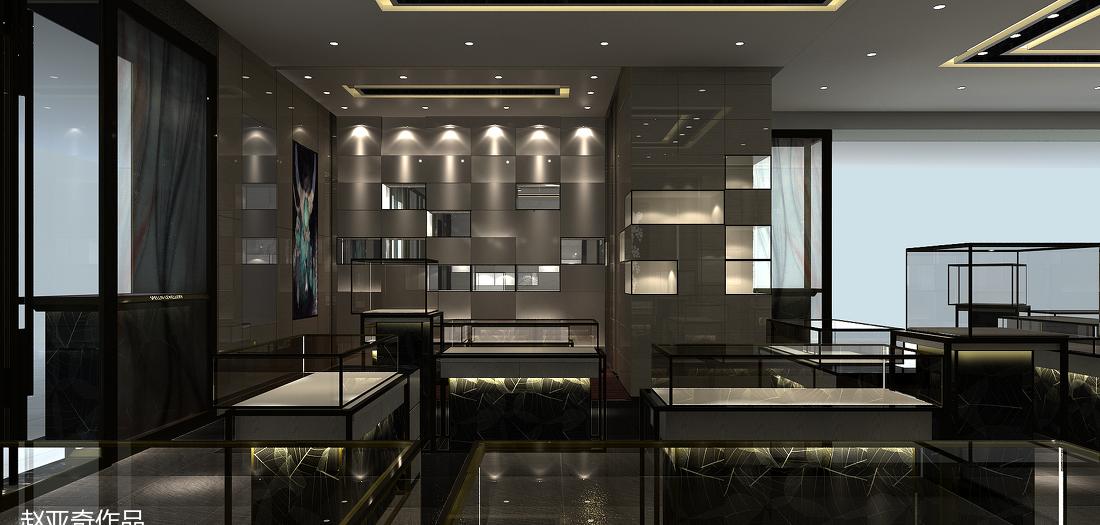 北京珠宝专卖店奢华设计展现-12