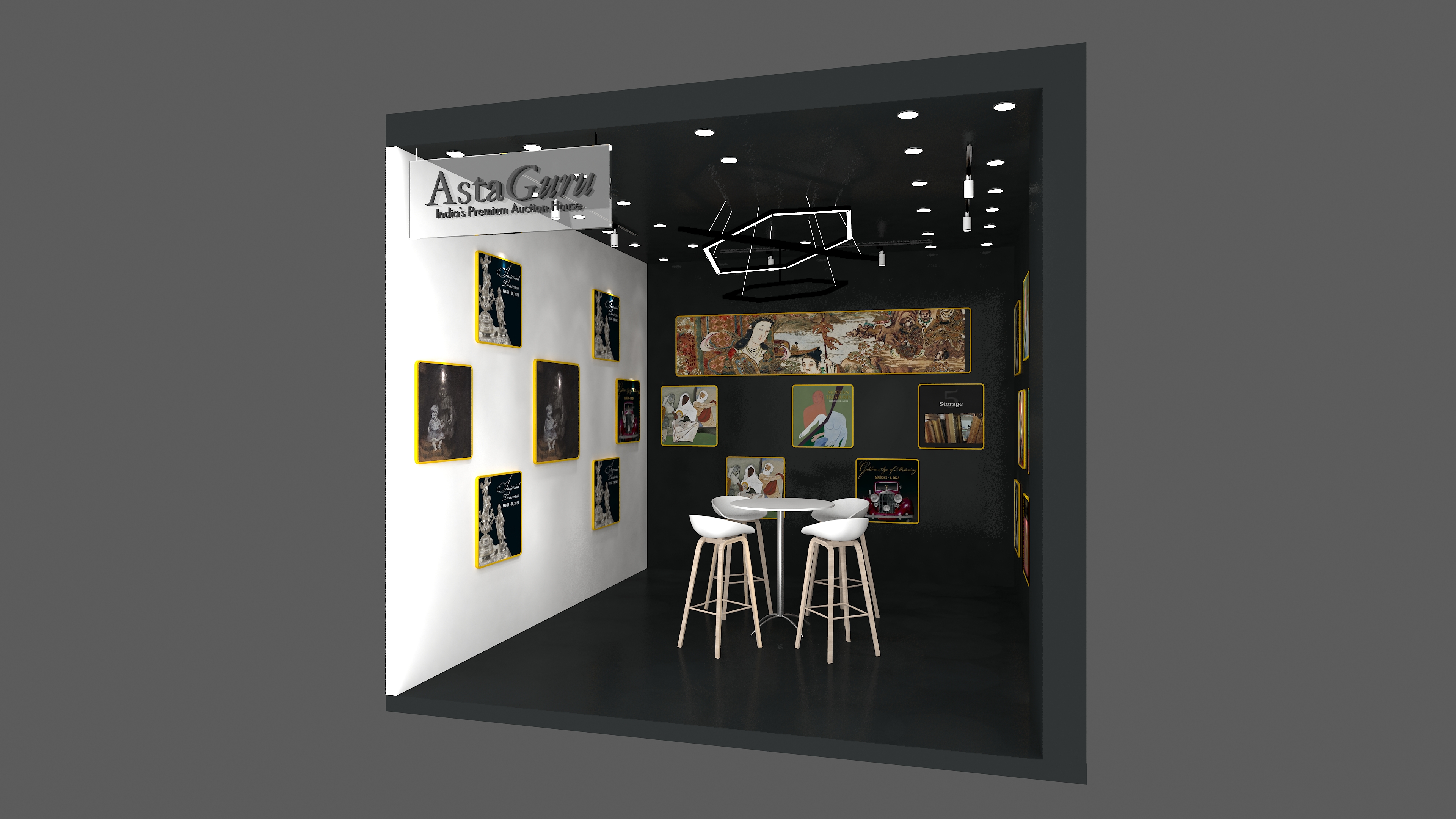 asta guru Modern Art stall-8