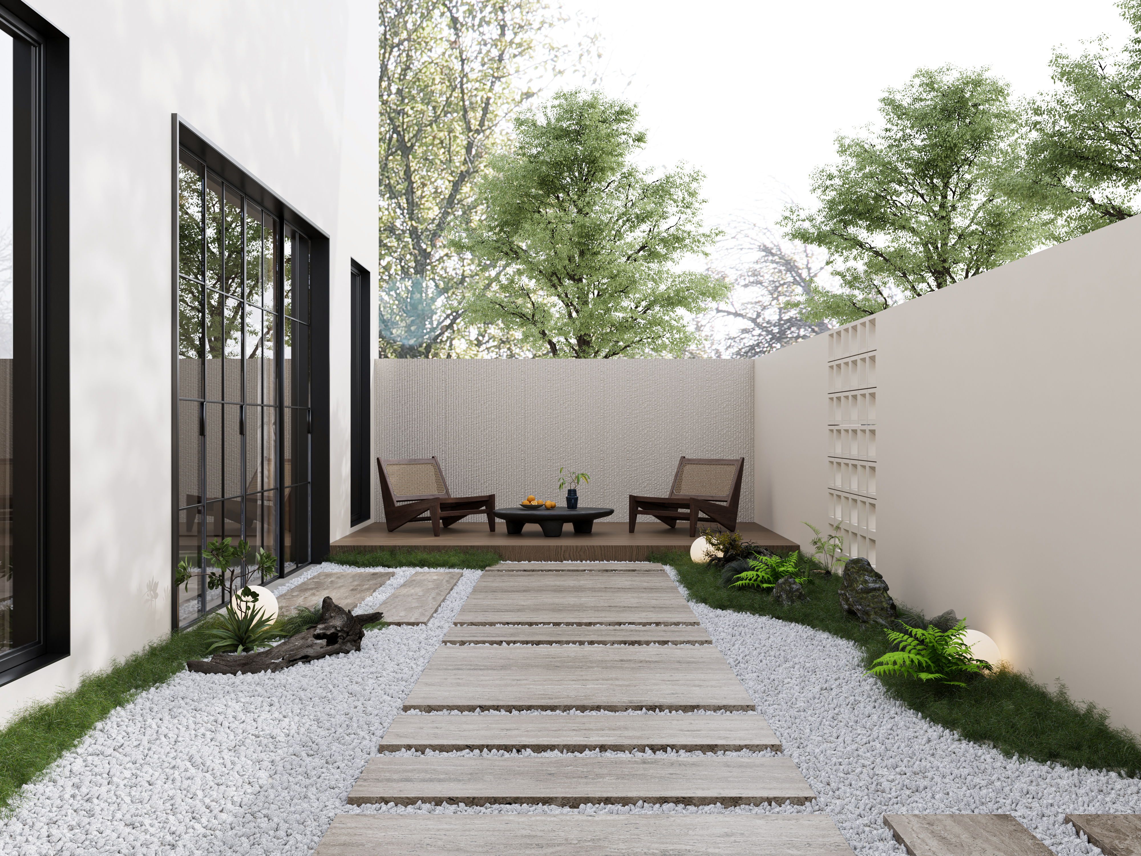 中古别墅设计效果图-6