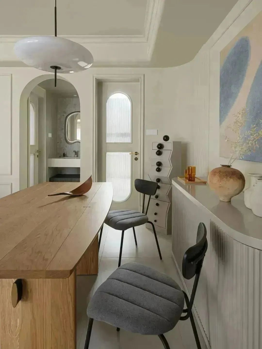 95㎡法式三居室，温馨治愈 | 观白设计-9