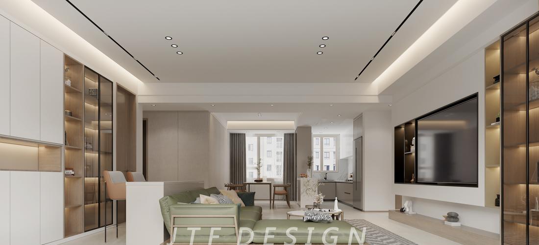 贾天峰丨平层丨
西城首府现代风格 -0